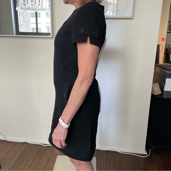 Black wool Paul & Joe Paris dress with great detail. Size 40 - Picture 2 of 5